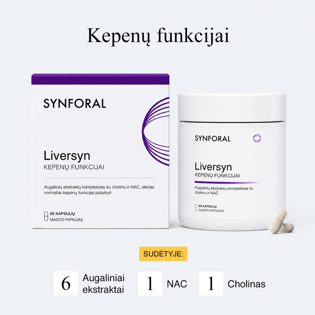 Liversyn - papildai kepenims Synforal