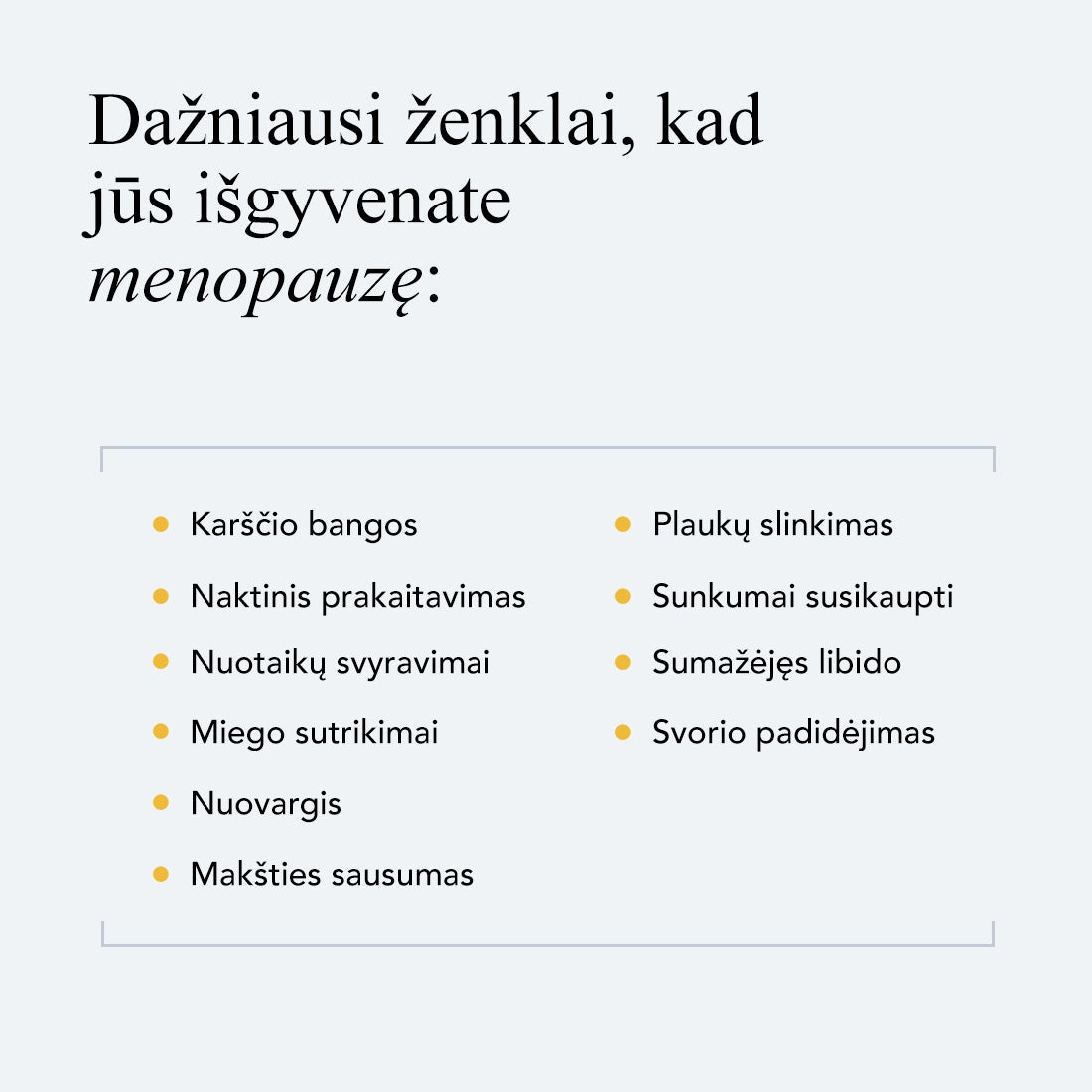 Menopauzė